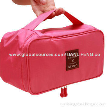 Travel underwear toiletry bag for easy-carry clothes